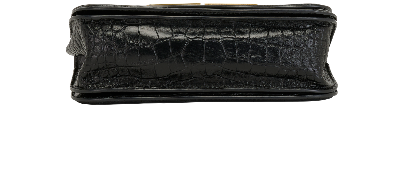 Small Gossip Shoulder Bag, &pound;395, Handbags, Black, Leather, Top view